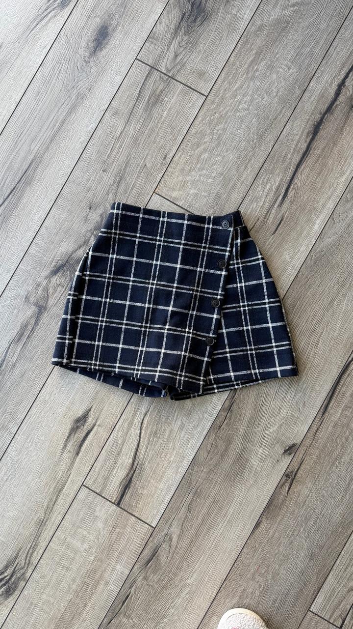 Шорты-юбка Zara в клетку