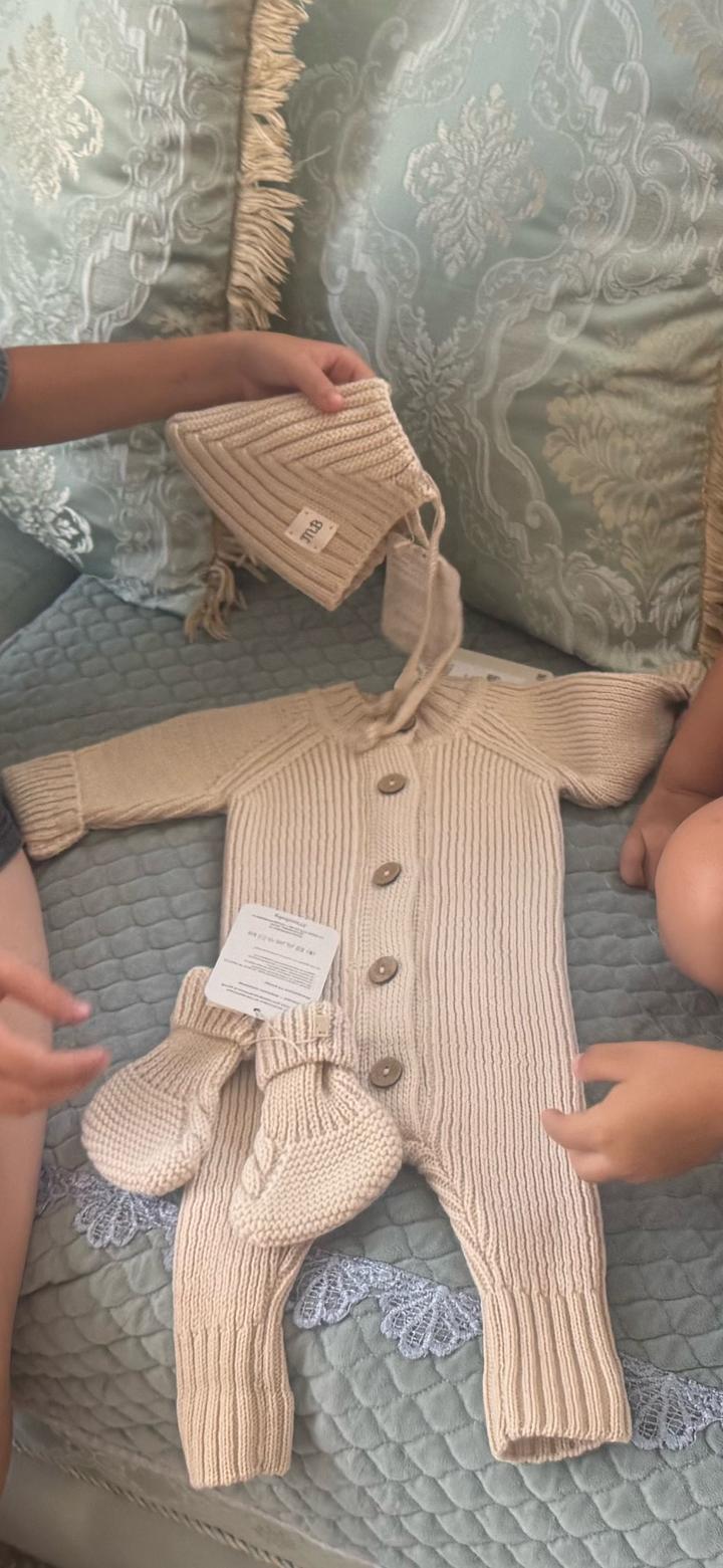 mimibaby Вязаный комплект для малыша