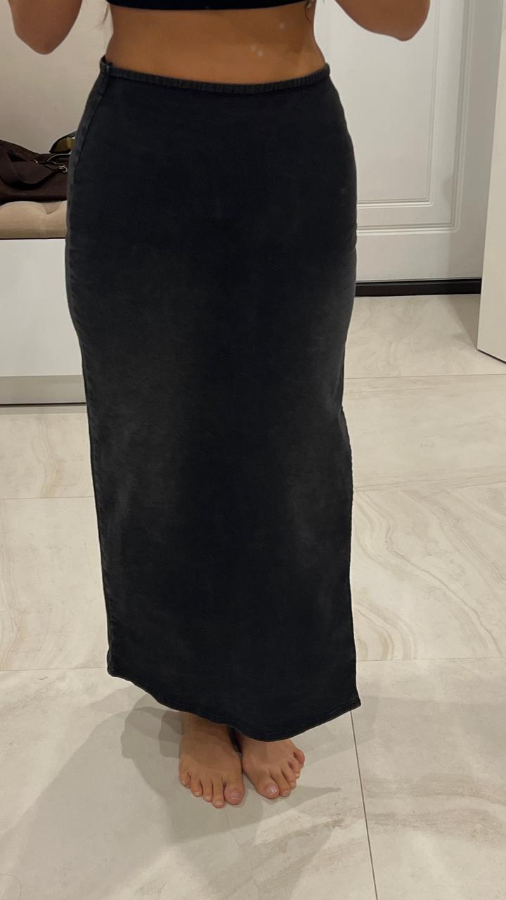 Bershka Джинсовая юбка макси