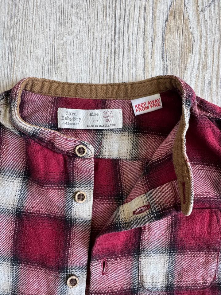 Рубашка Zara в клетку