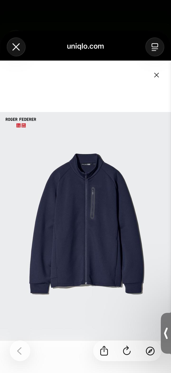 UNIQLO толстовка на молнии Roger Federer и штаны. С размер подходит на 44 размер