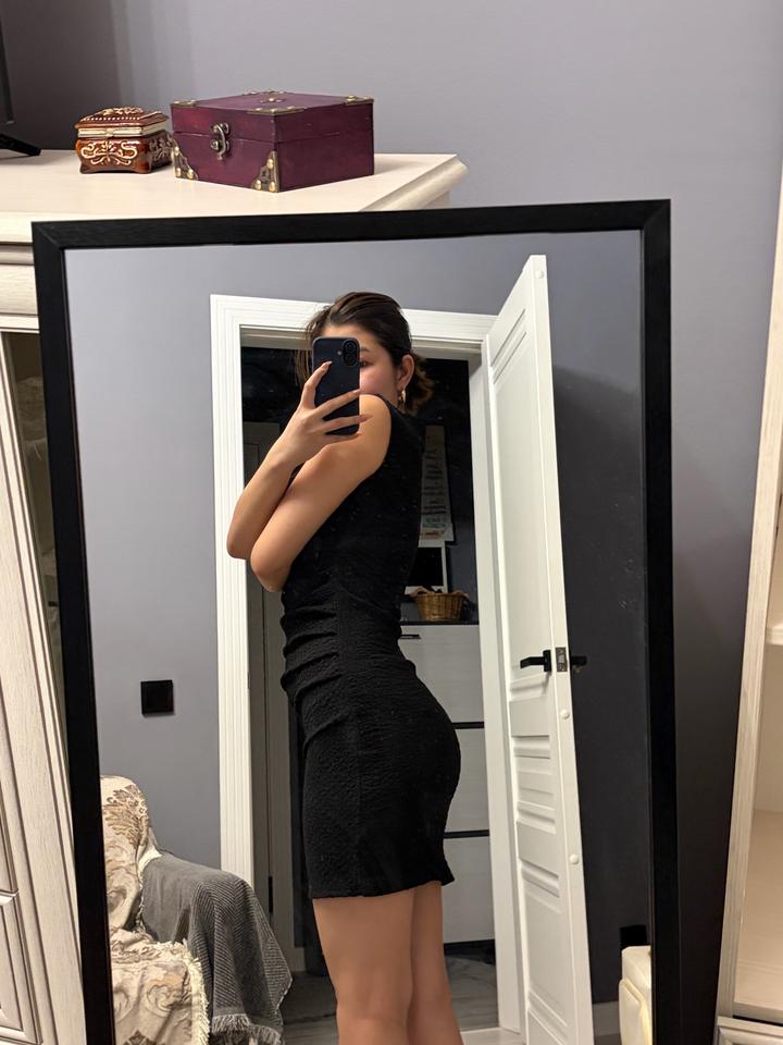 H&M черное платье