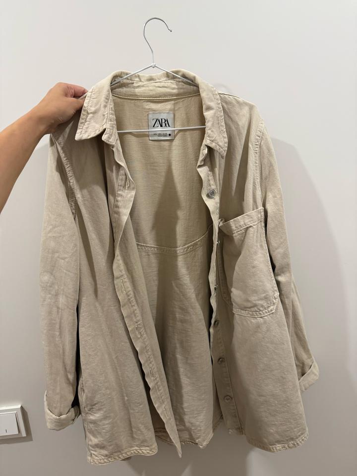 Удлиненная рубашка ZARA