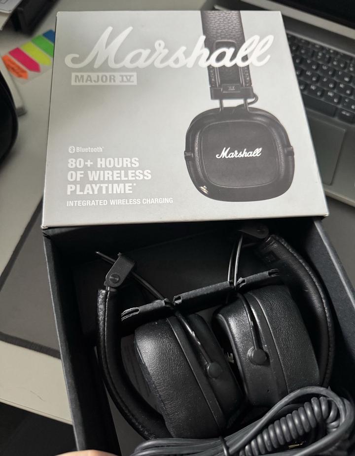 Наушники Marshall Major IV Black