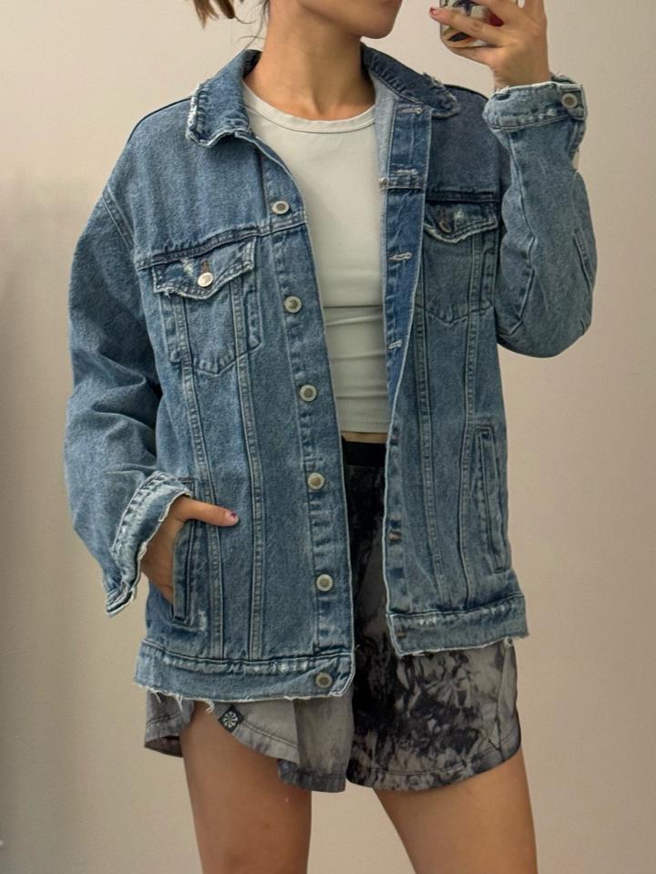 Джинсовая куртка Bershka