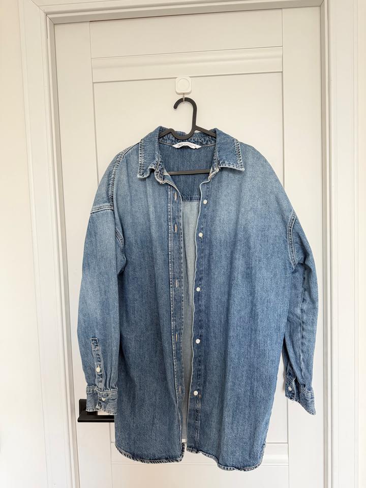 Джинсовая рубашка ZARA