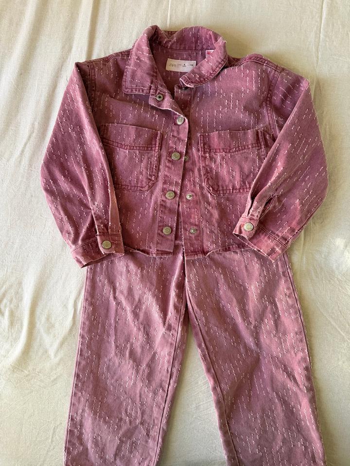 Джинсовый костюм ZARA