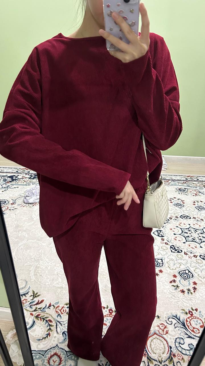 Вельветовый костюм