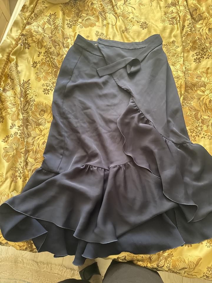 Юбка Zara с запахом и оборками