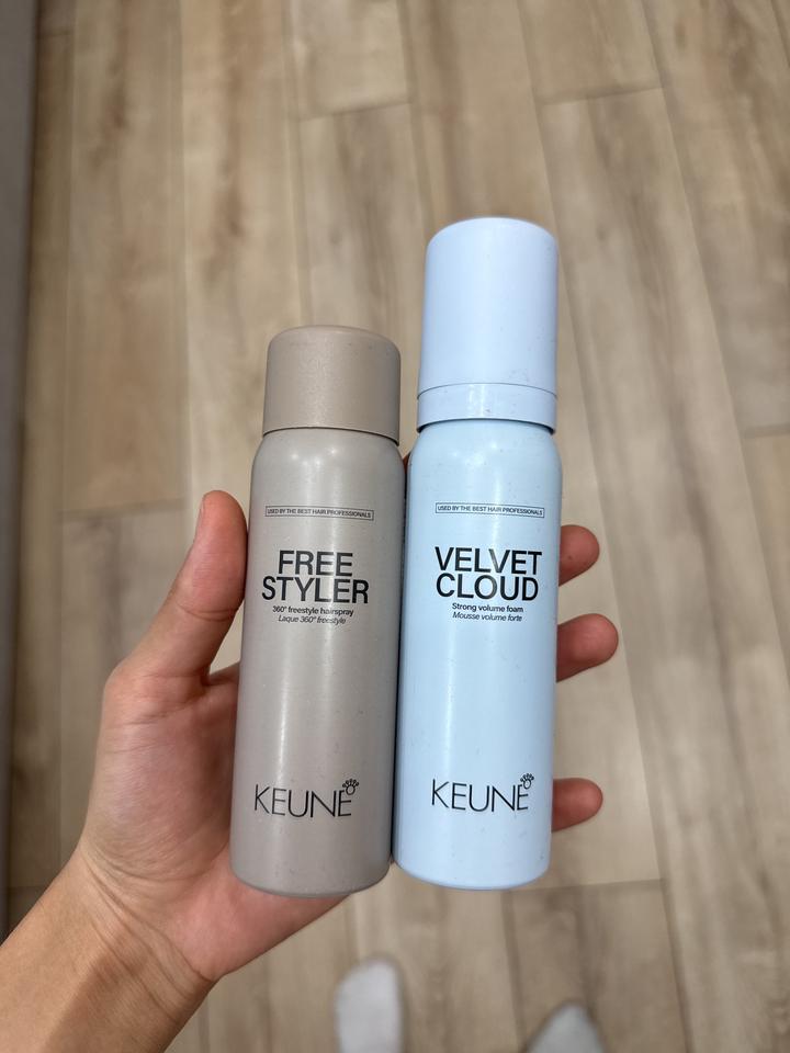 Keune мус и лак для волос