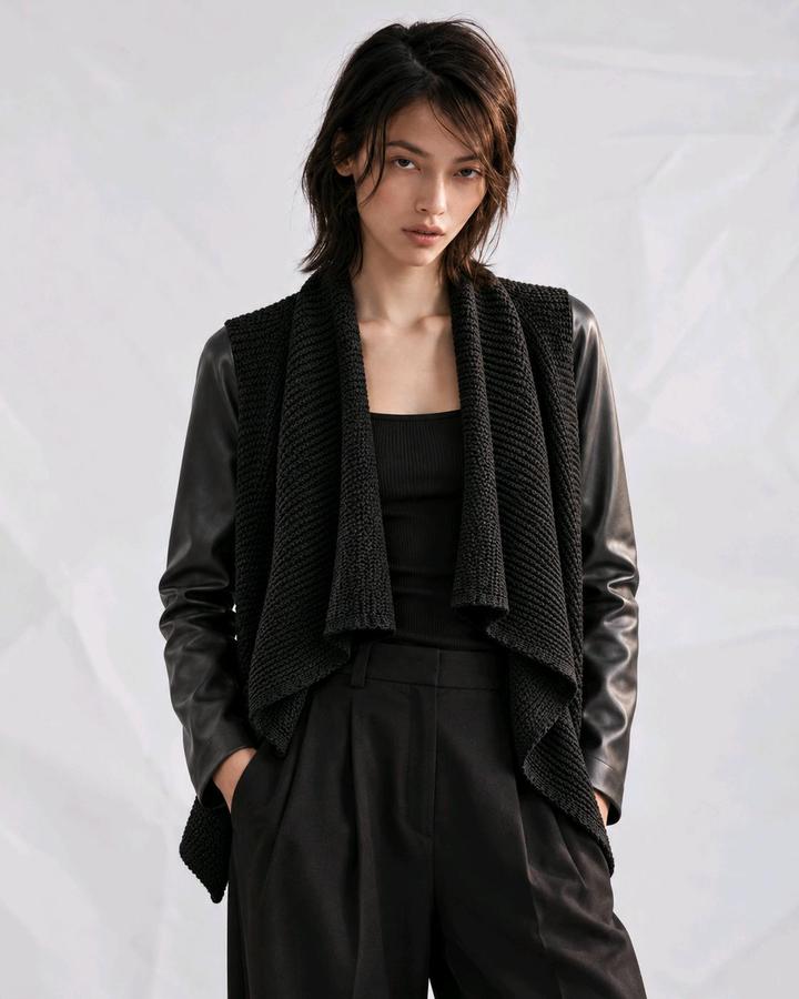 Atelier Luxe Винтажный чёрный кардиган
