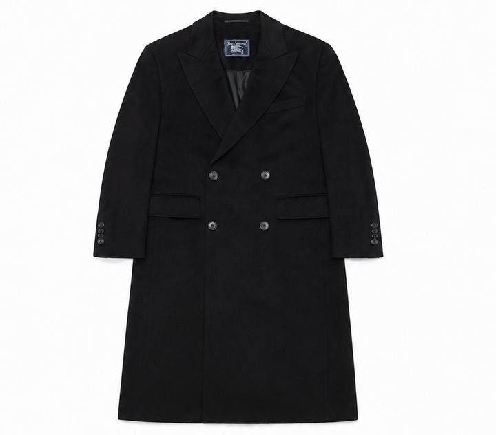 Двубортное кашемировое пальто Burberry