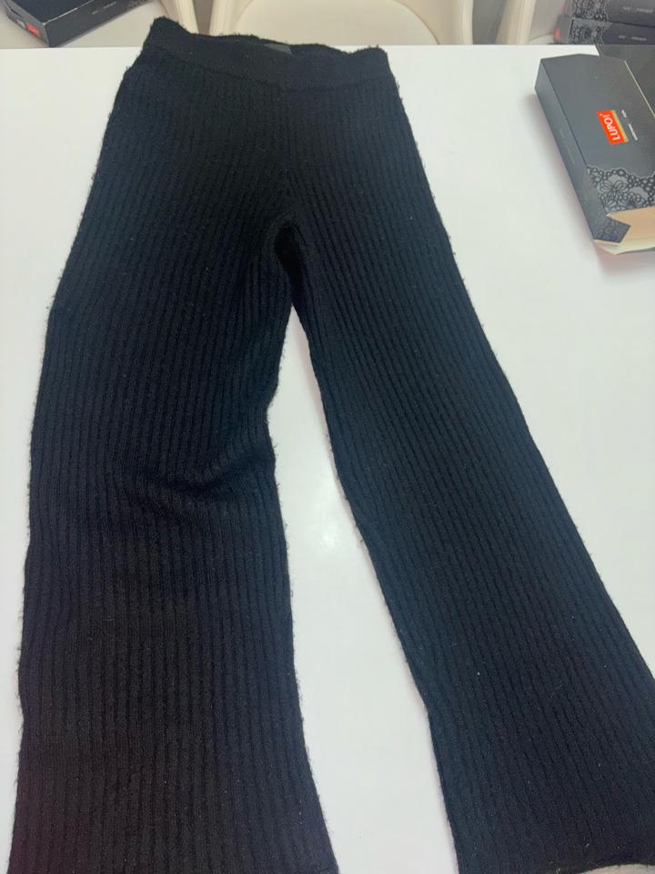 H&M Трикотажные брюки в рубчик