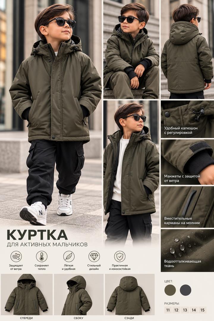 Куртка для мальчиков демисезон