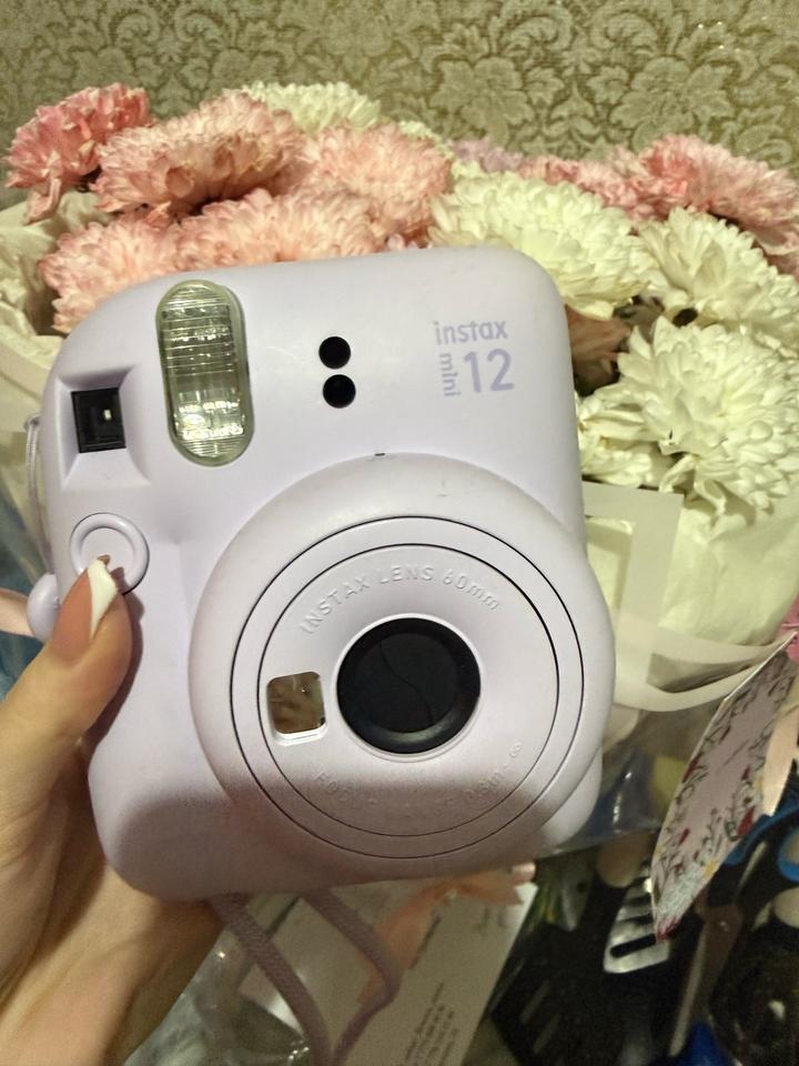 фотокамера моментальной печати Instax Fujifilm mini 12 фиолетовый