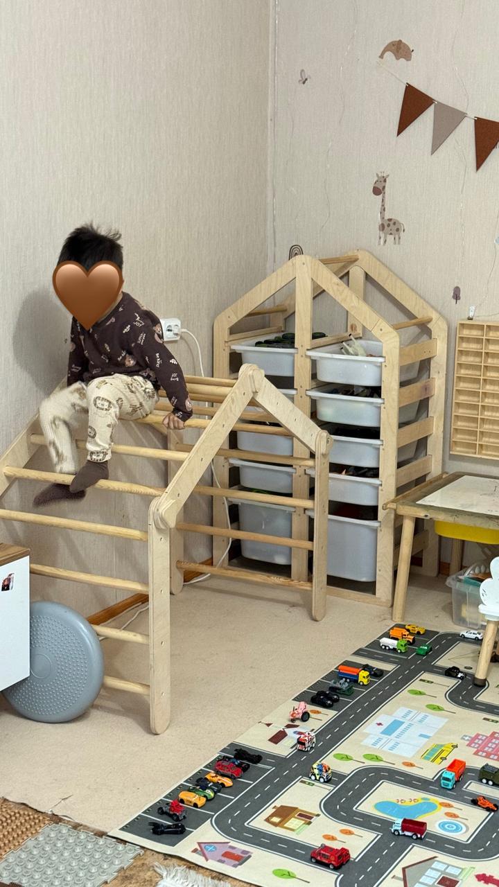 Детский спортивный комплекс Треугольник Пиклера с горкой