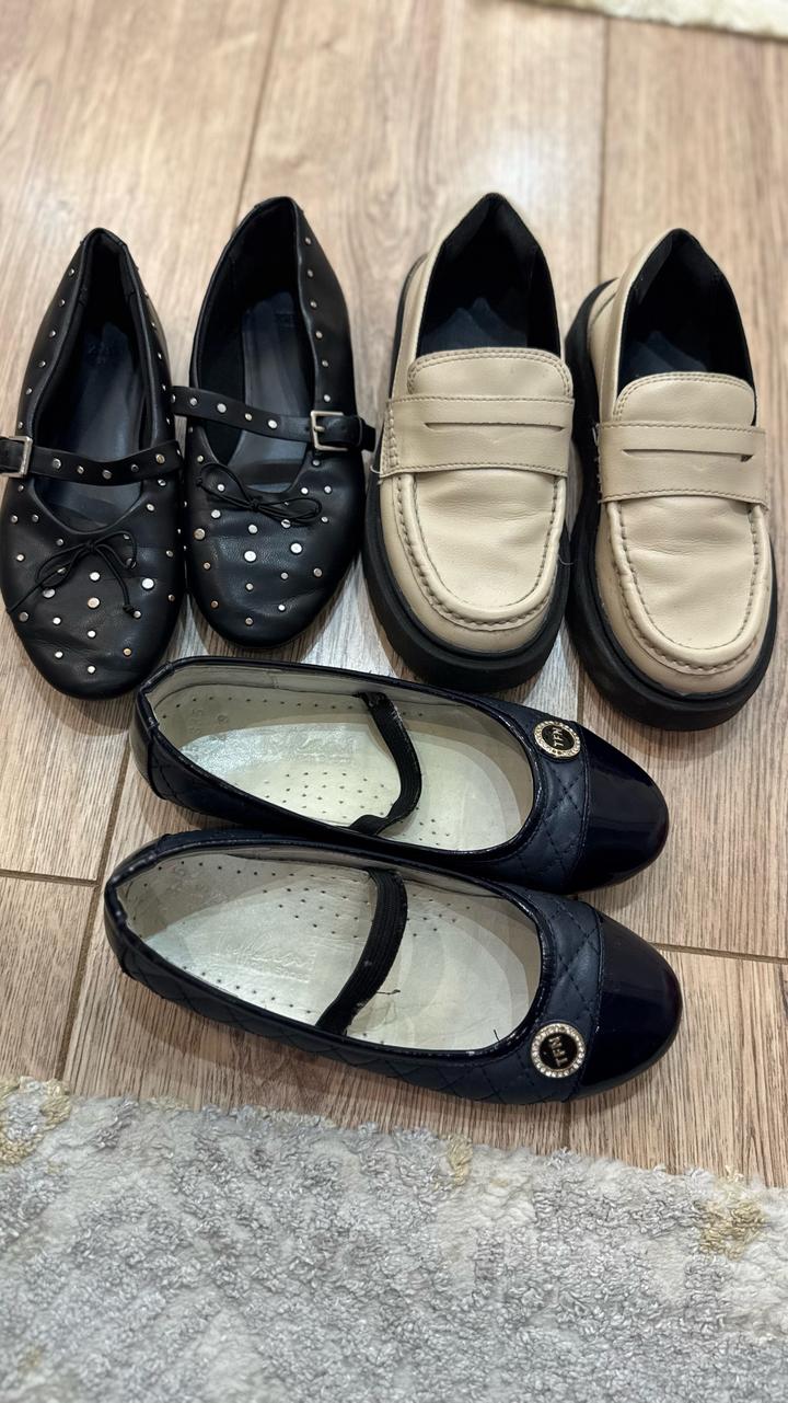 продам сразу три пары детской обуви,размеры 32-33. Zara,tiflani
