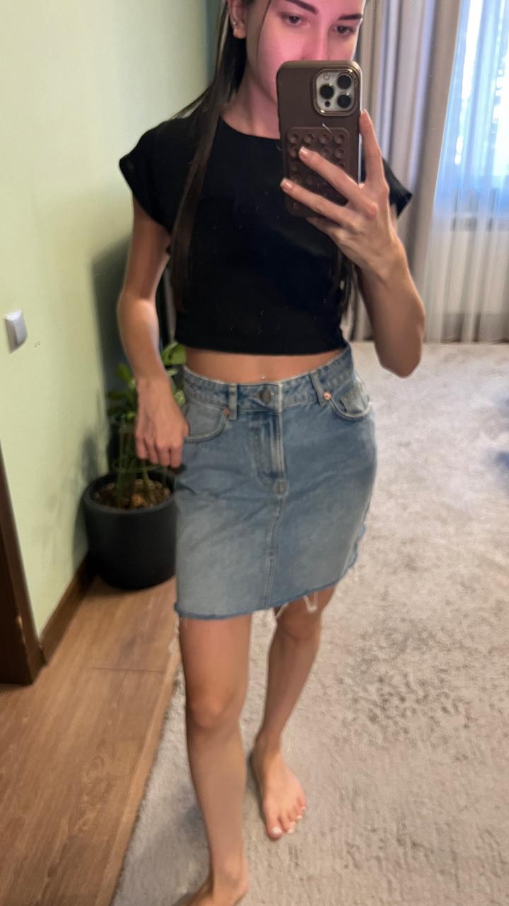 Джинсовая юбка ASOS