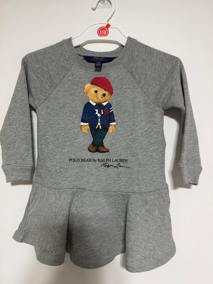 Платье Polo Ralph Lauren с принтом медвежонка