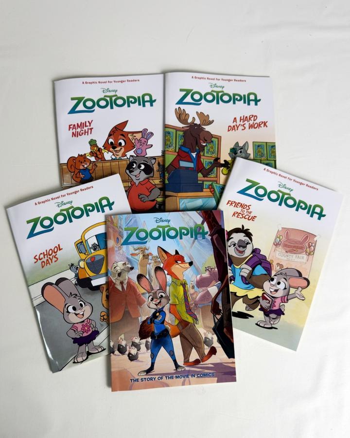 Zootopia / Зверополис(Комплект из 5 комиксов)