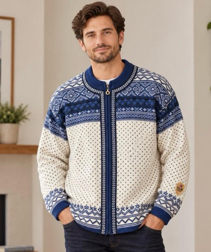 WINDFJORD Кардиган норвежский (made in Norway) Wool 100%