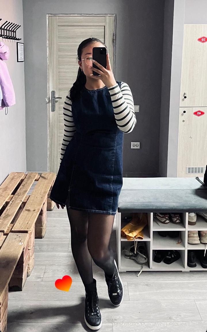 Джинсовый сарафан Zara L