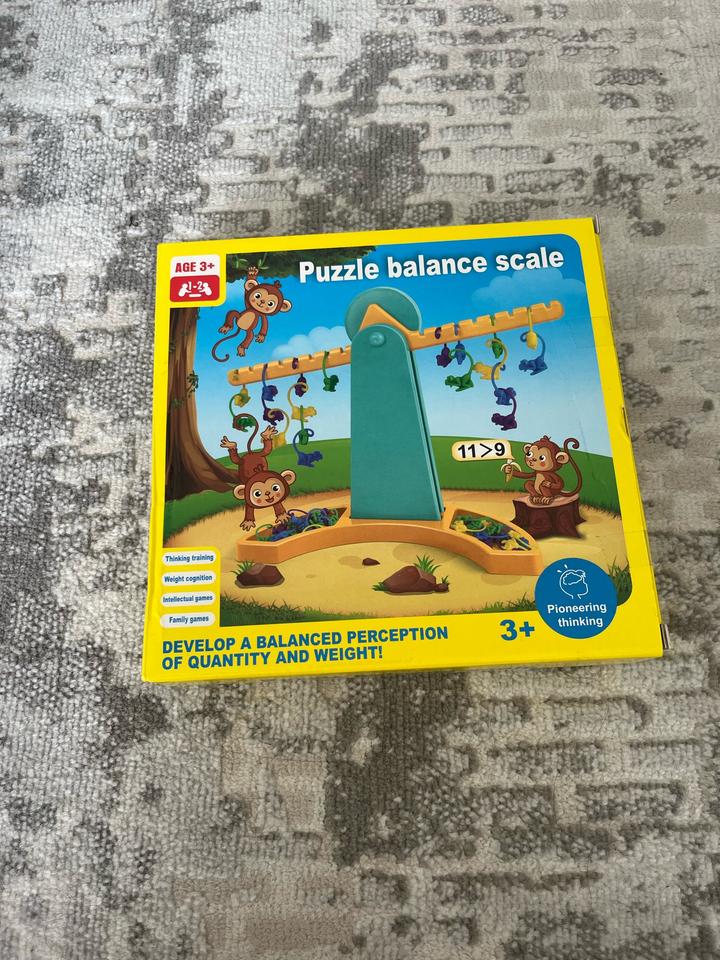 Развивающая игра Puzzle balance scale