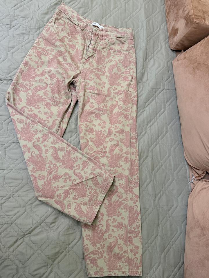 брюки Zara в узор
