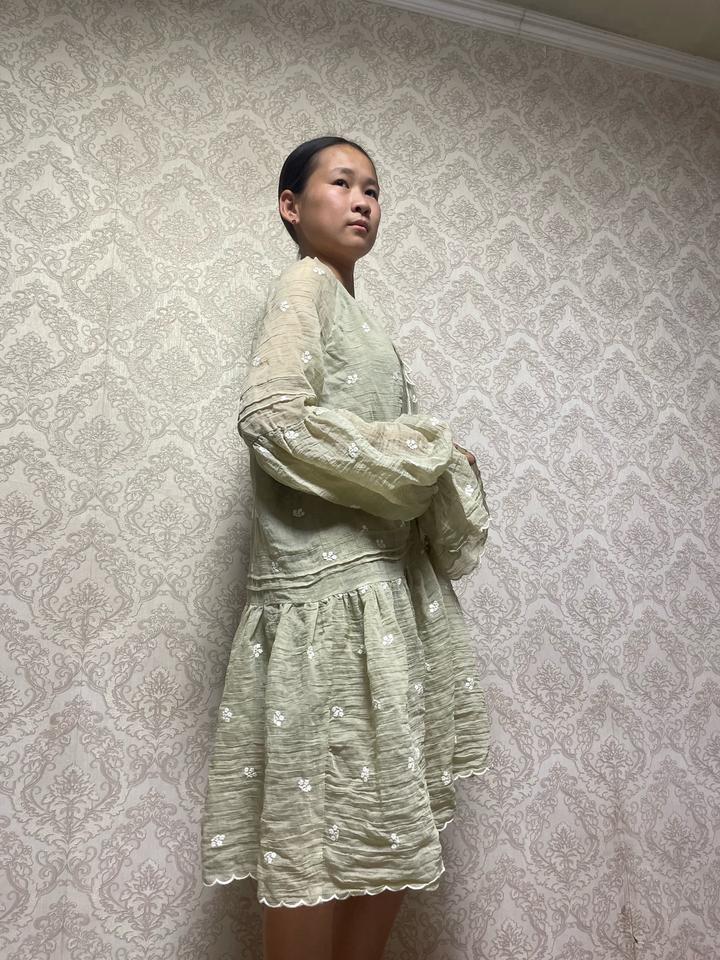 Зеленая летняя платья Chic