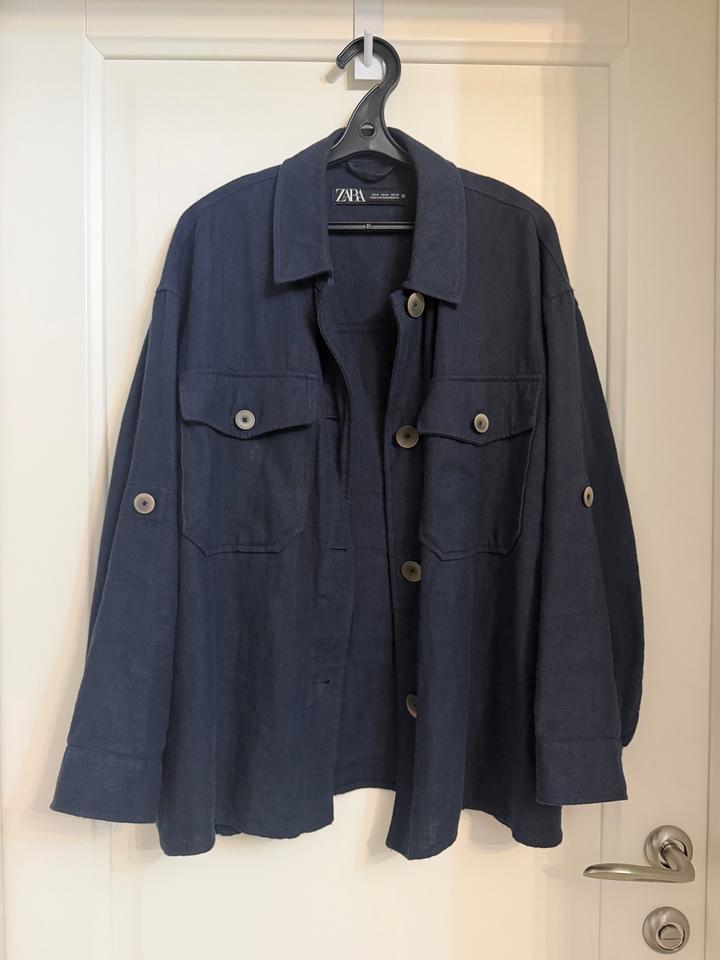 Рубашка-куртка oversize ZARA