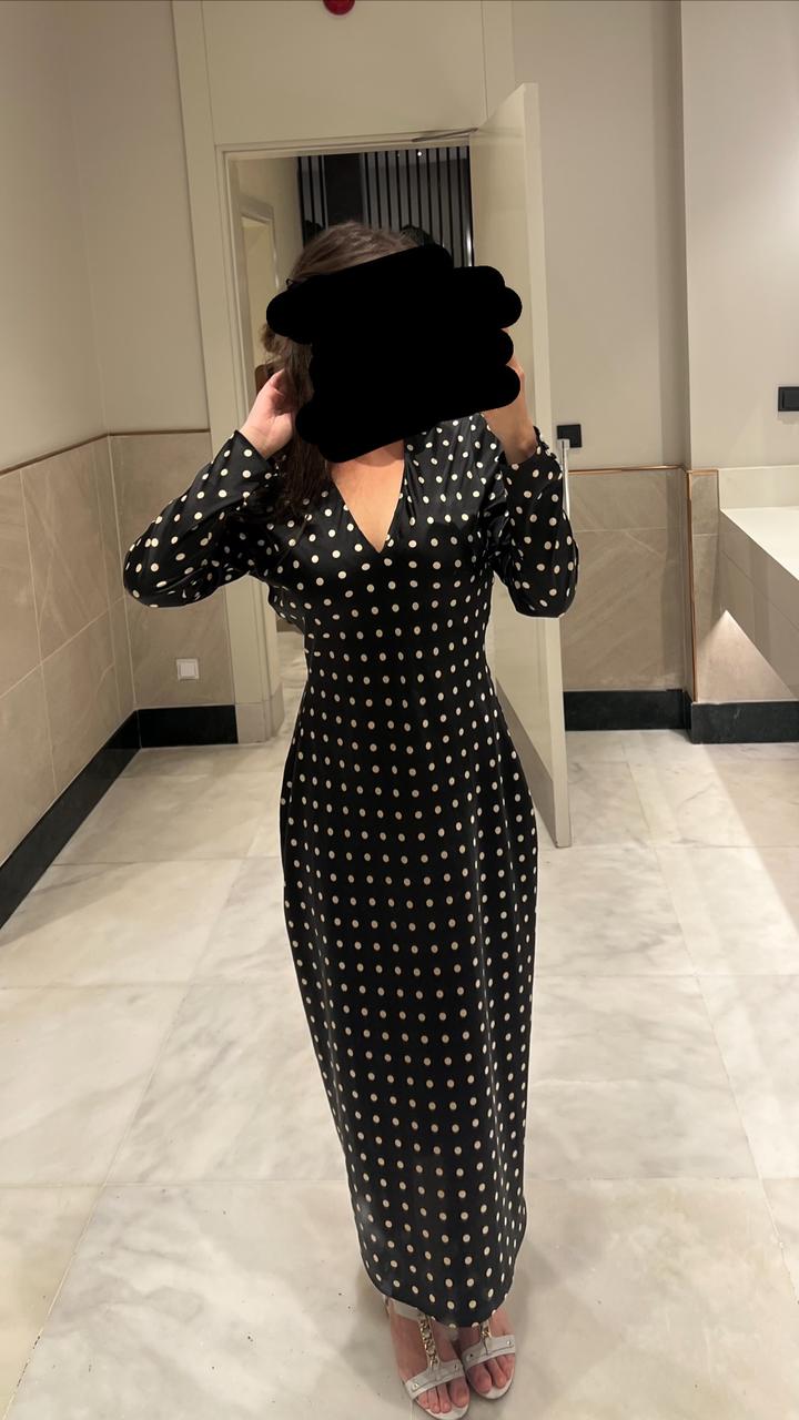 Платье в горошек Zara