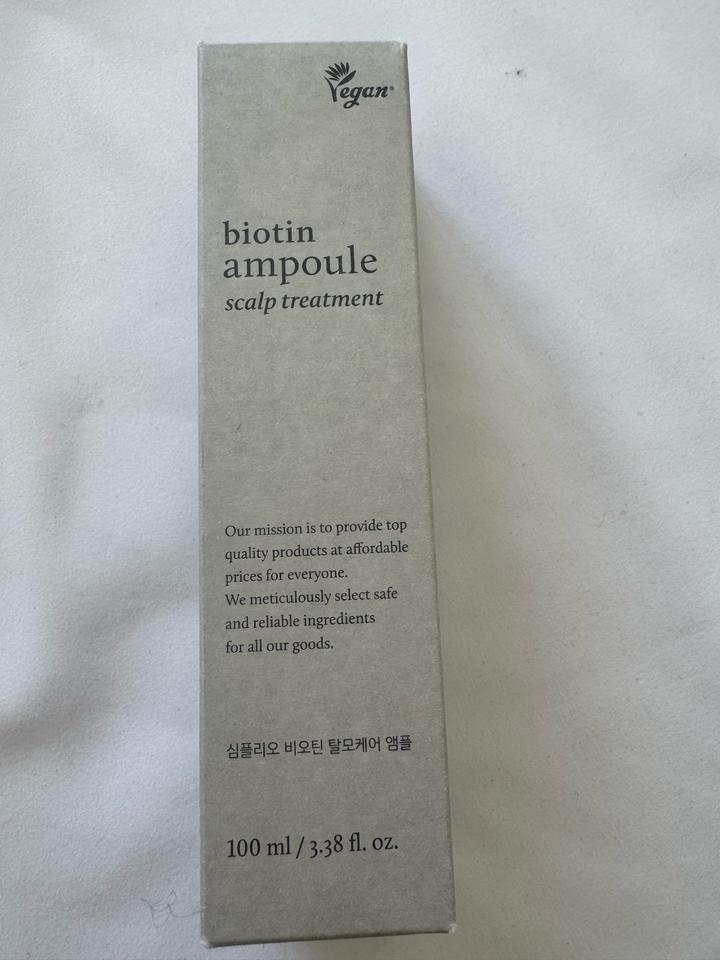 SimplyO Biotin Ampoule Scalp Treatment
