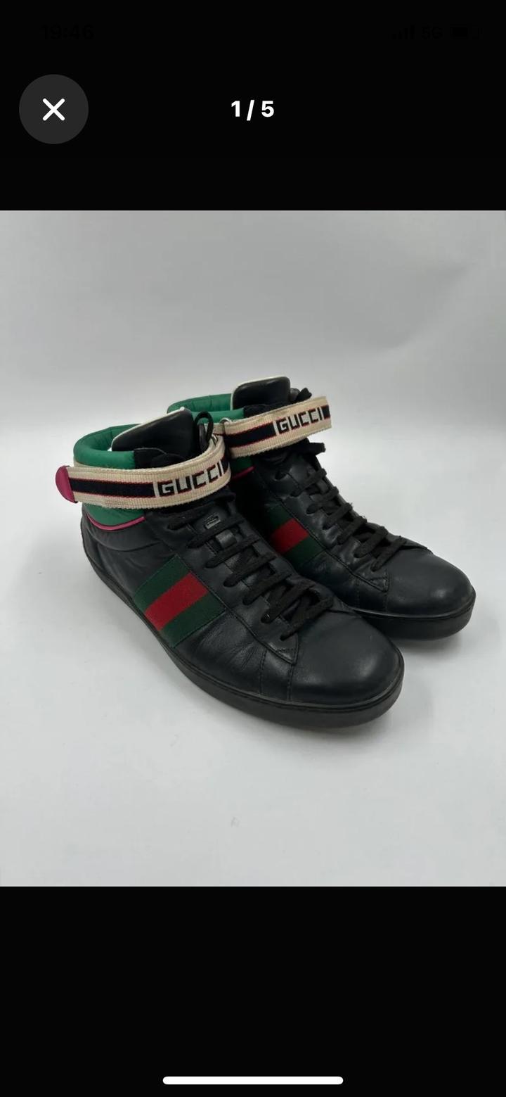 Высокие кеды Gucci