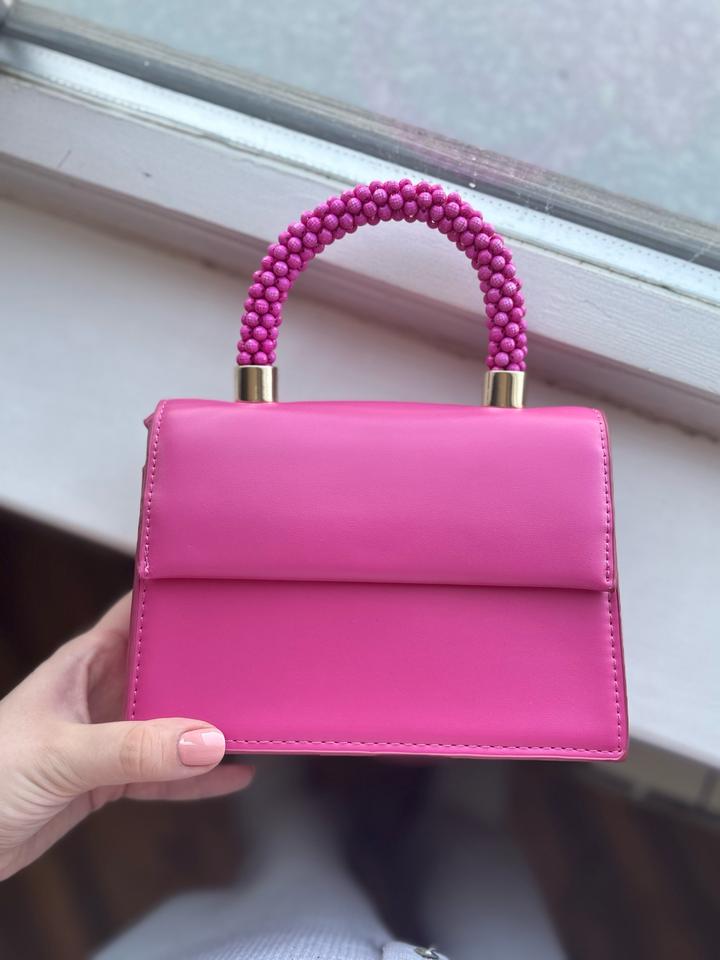 Сумка с ручкой из бусин ZARA