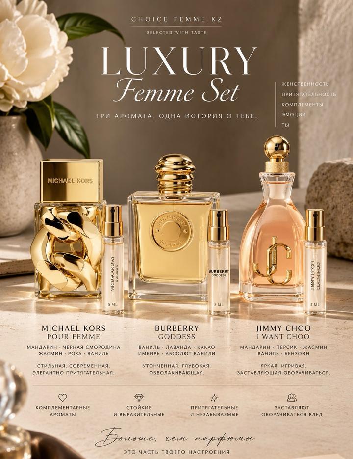 Burberry набор парфюмерии+3 подарка