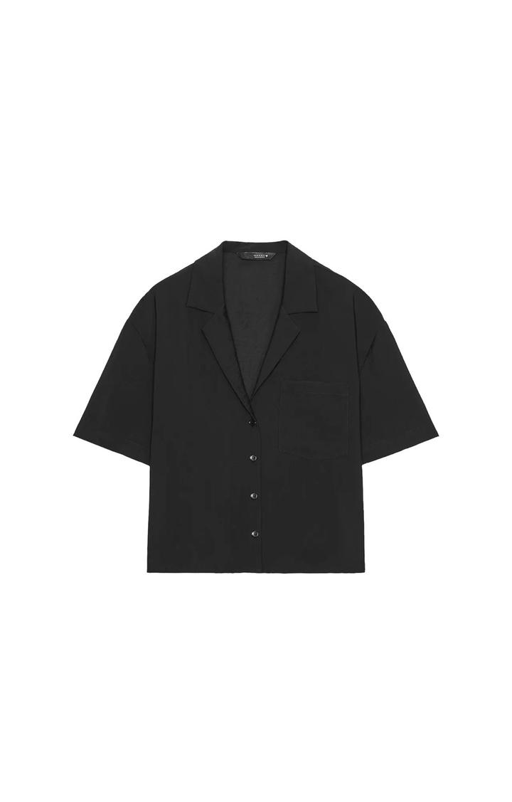 Zara Рубашка черная