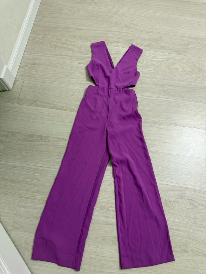 Mango Комбинезон цвет фуксия mng