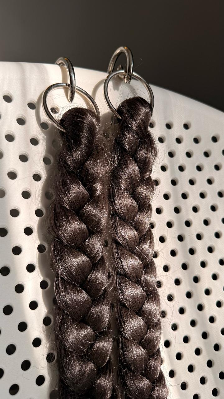 Косы на кольцах (85см)