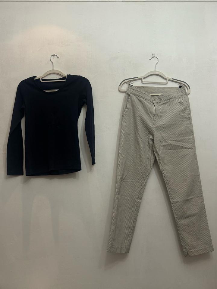 Zara брюки и лонгслив