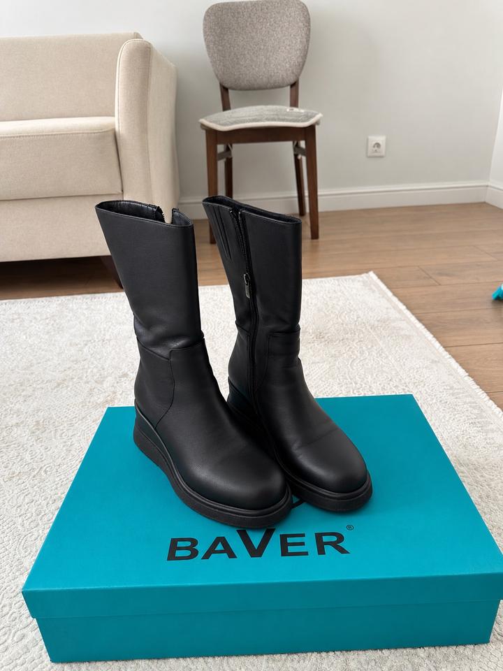 baver Женские кожаные сапоги