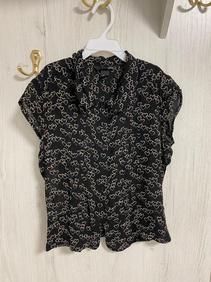 H&M Рубашка черная