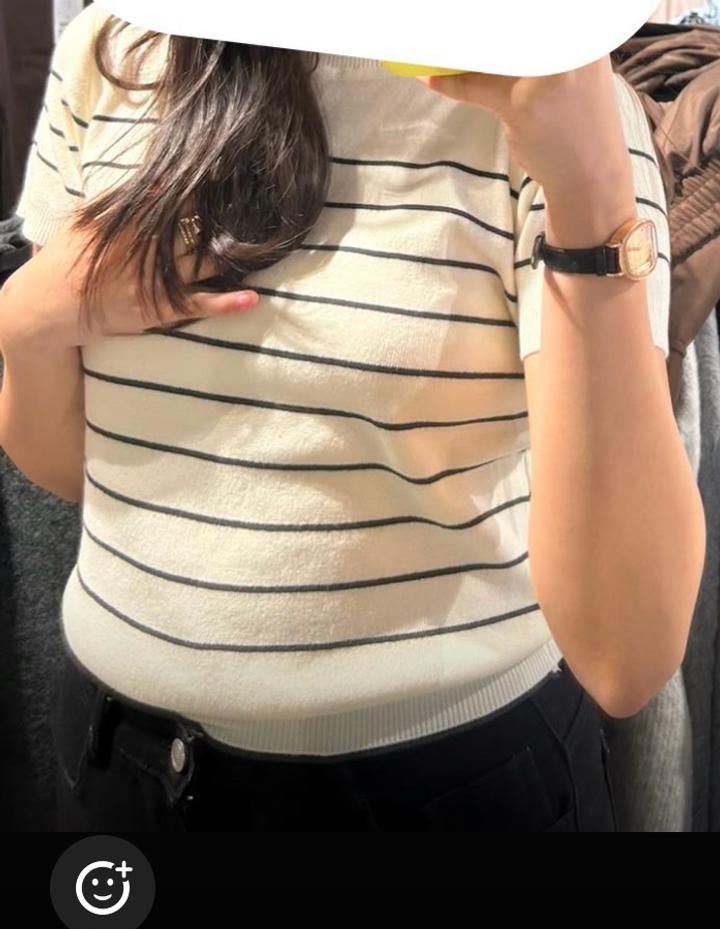 Zara Трикотажный джемпер в полоску