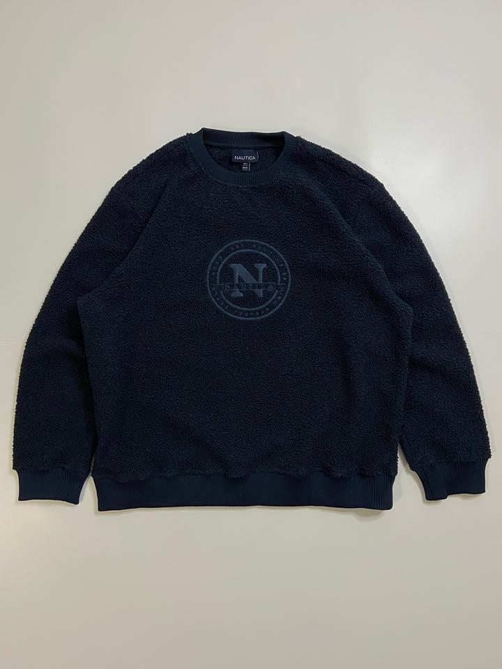 Nautica Sherpa Sweatshirt Big Log