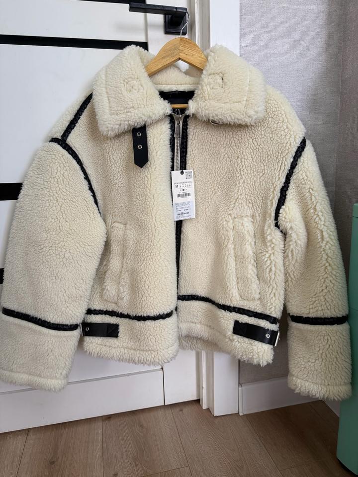 Дубленка авиатор ZARA