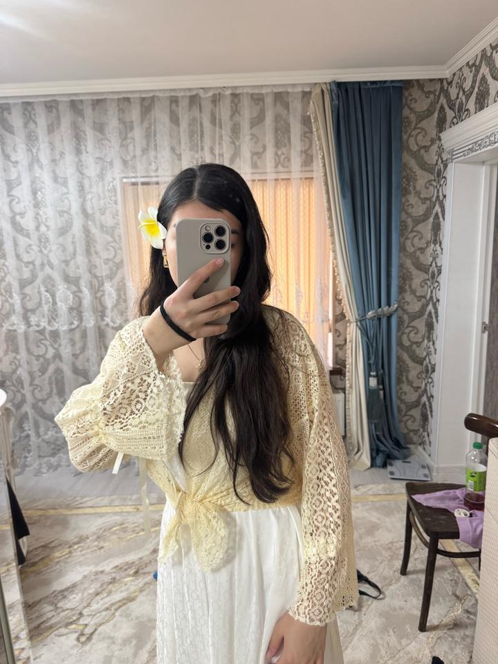 Кружевное болеро ( без платье)
