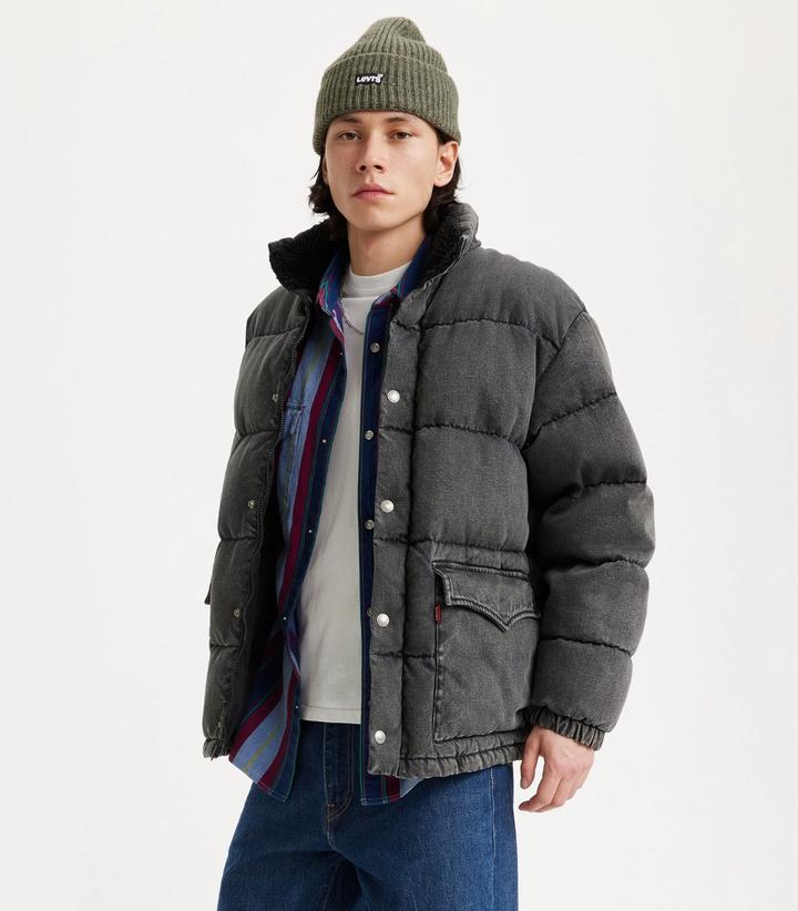 Levi's Levis зимний джинсовый пуховик