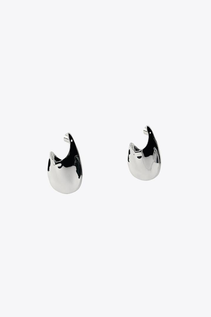 Zara Металлические серьги-кольца неправильной формы