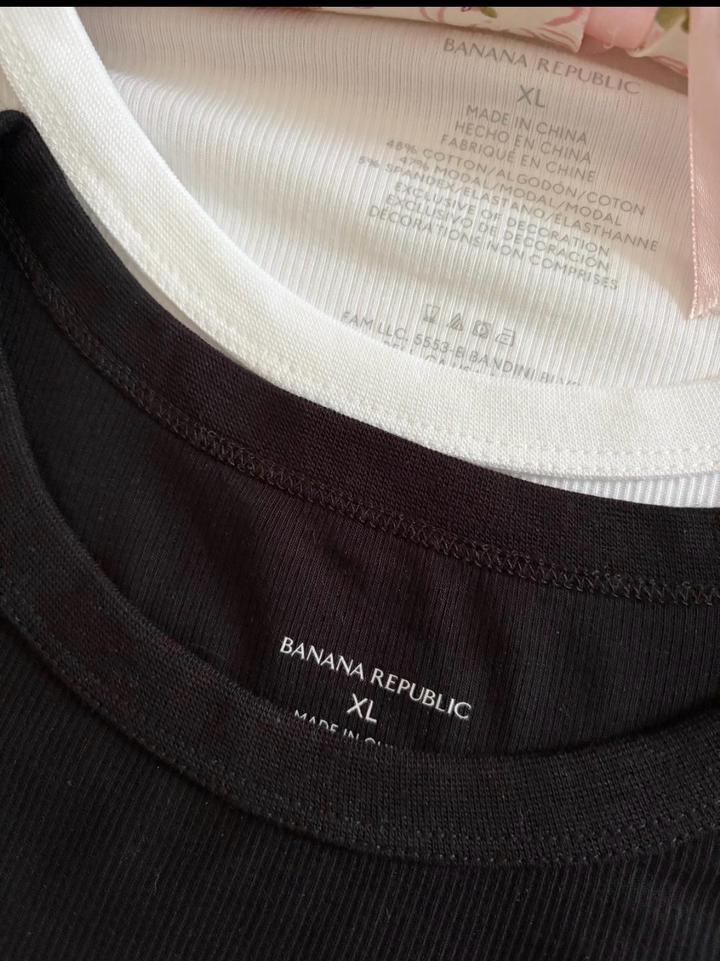 Базовый лонгслив Banana Republic в рубчик