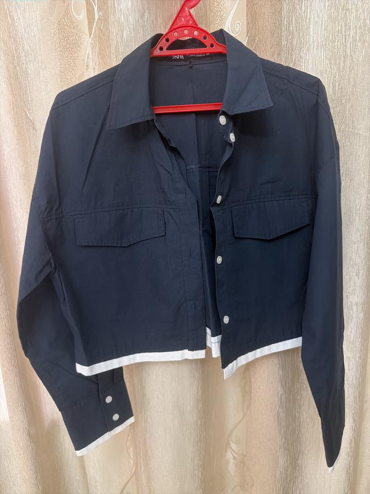 Укороченная рубашка ZARA