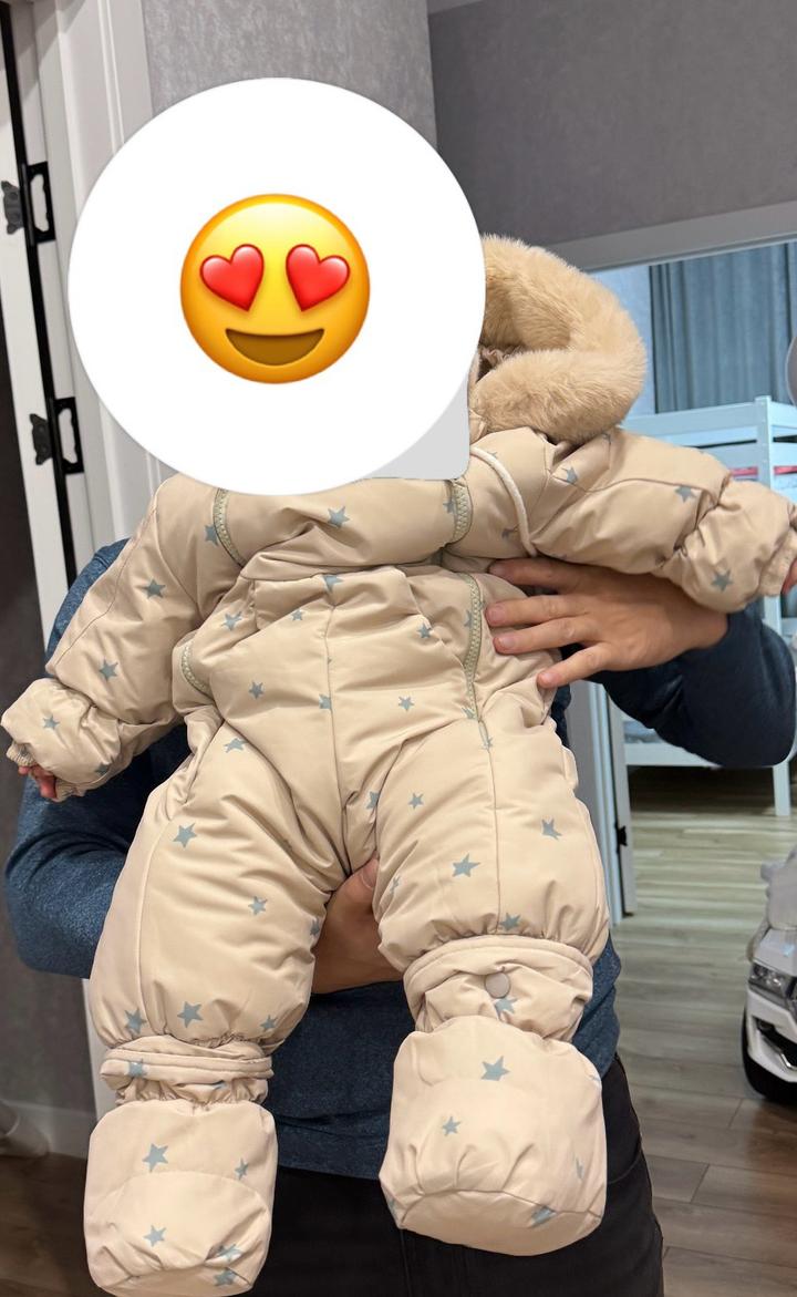 Утепленный детский комбинезон